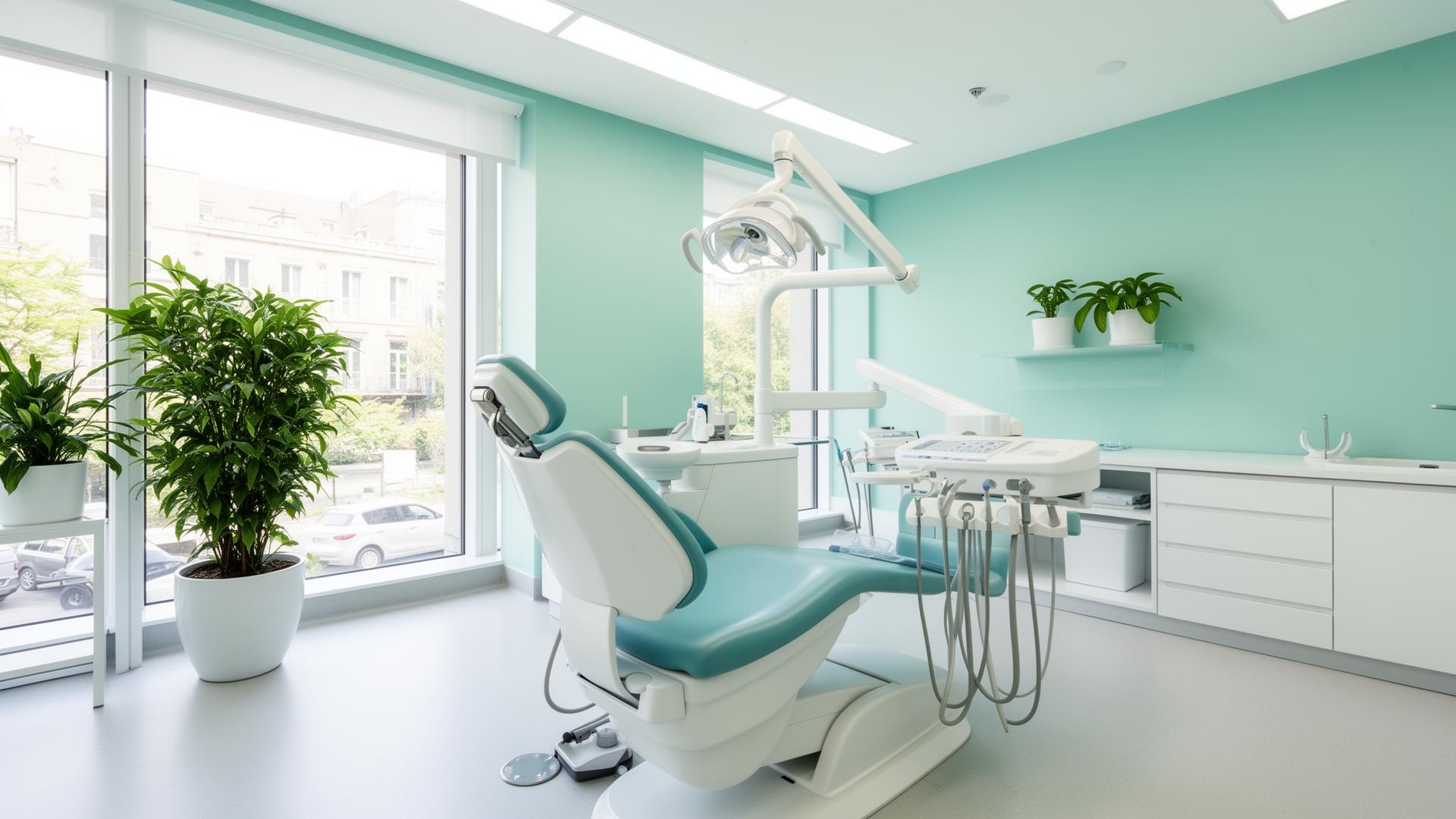 Modern dental clinic interior